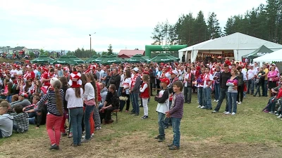Strefa kibica w Luzinie. Mecz Polska-Czechy