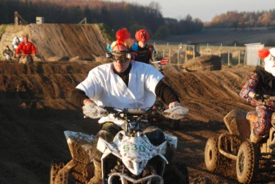 Halloweenowa impreza na torze "Speed Star" w Sobieńczycach