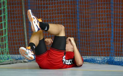 Tytani Wejherowo - rozgrzewka przed meczem -fot. Leszek Spigarski