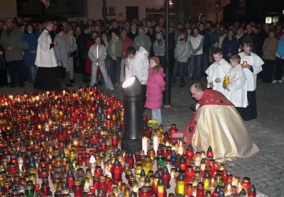 I rocznica śmierci Ojca Świętego Jana Pawła II fot. Leszek Spigarski