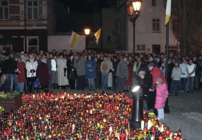 I rocznica śmierci Ojca Świętego Jana Pawła II fot. Leszek Spigarski