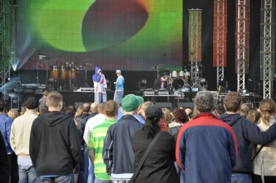 Pitbull otworzył Strefę Kibica w Gdańsku