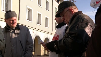 Protest pracowników Graala