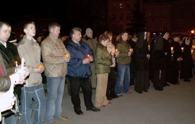 Młodzież Papieżowi 2005 rok - fot. Leszek Spigarski