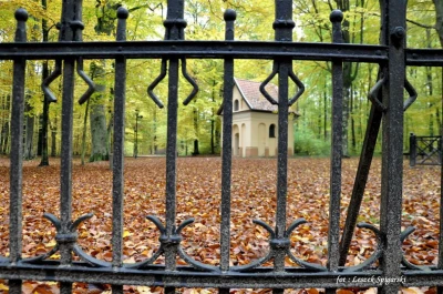 Kapliczki Kalwarii Wejherowskiej spowite jesienią