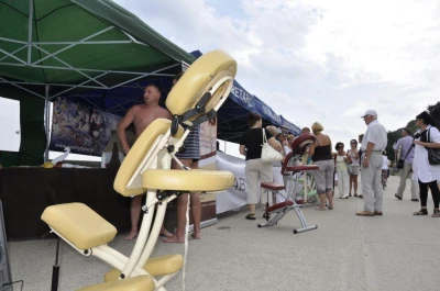 Gdynia: Masażyści mieli pełne ręce roboty