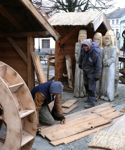 Wejherowo: Przygotowania do jarmarku świątecznego