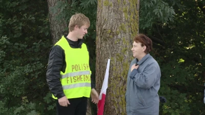 Protest rybaków na krajowej szóstce