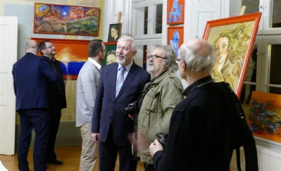 Wernisaż malarstwa Zygmunta Pałasza