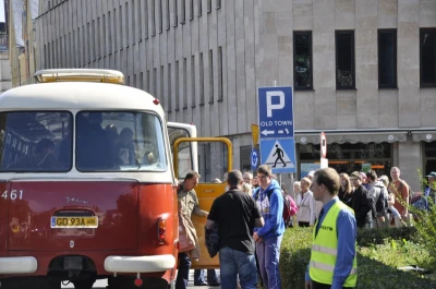 Zabytkowe autobusy na gdańskich ulicach