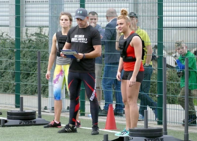 Wejher Cross Games 2017, półfinał – sanie i kamizelka, fot. Leszek Spigarski
