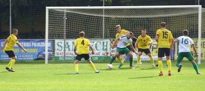 Gryf Wejherowo - Warta Poznań  0 : 1 na Wzgórzu Wolności. Fot. Leszek Spigarski.