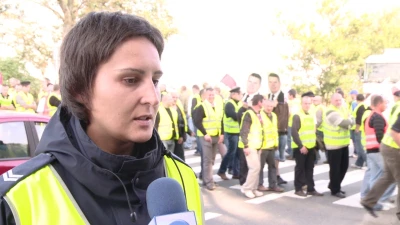 Protest rybaków na krajowej szóstce