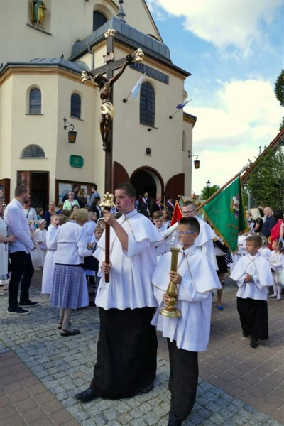 Boże Ciało 2017. Uroczystośc w parafii pw. Trójcy Świętej w Wejherowie. Fot. Leszek Spigarski