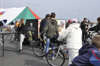 Rowerowo przy Gdyńskim Akwarium