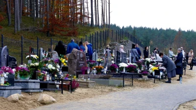 Wszystkich Świętych - uroczystości na wejherowskim cmentarzu