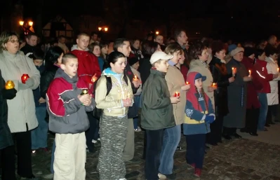 Młodzież Papieżowi 2005 rok - fot. Leszek Spigarski