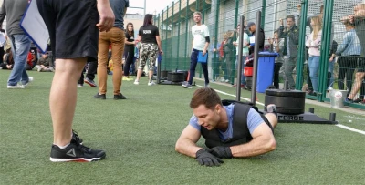 Wejher Cross Games 2017, półfinał – sanie i kamizelka, fot. Leszek Spigarski