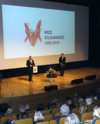 Wejherowo: 35. rocznica powstania NSZZ Solidarność (fot. Leszek Spigarski)