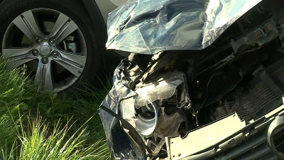 Gnieżdżewo. Wypadek na skrzyżowaniu.