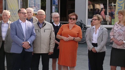 Średniowieczny Puck na makiecie