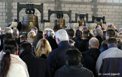 Luzino – 15-lecie parafii Matki Bożej Różańcowej, poświęcenie dzwonów – fot. Leszek Spigarski