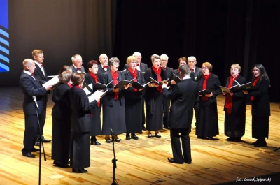 Wejherowo: Gala I Ogólnopolskiego Festiwalu Chóralnego 50+ (fot. Leszek Spigarski)