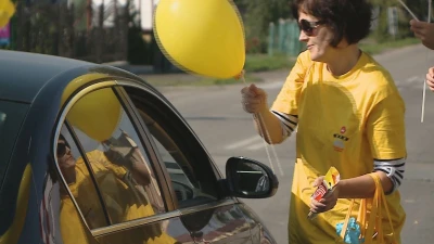 Bezpieczny przejazd w Żelistrzewie
