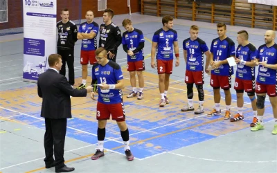 KS Tytani Wejherowo - Sambor Tczew  25 : 28, 7.10.2017, fot. Leszek Spigarski
