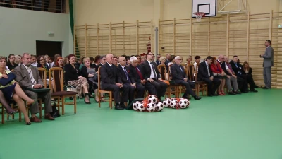 Otwarcie Hali Sportowej w ZS nr 2 w Rumi