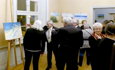 Wernisaż wystawy malarskiej pleneru w Sasinie