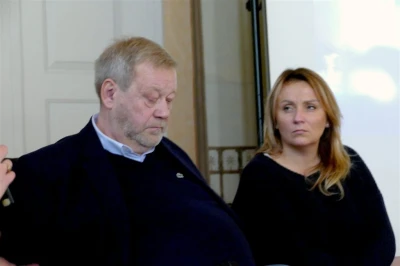 Twórcy filmu "Kamerdyner" w Muzeum PiMKP w Wejherowie, 16.11.2017, fot. Leszek Spigarski