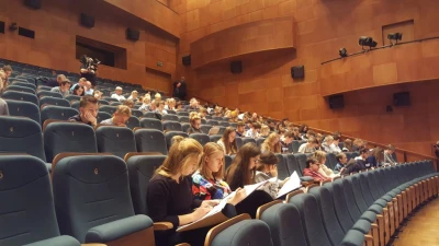 Wielki test języka angielskiego w Wejherowie fot. P. Białk, D. Zaputowicz