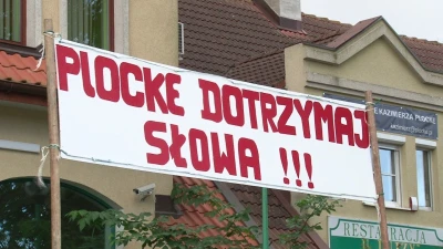 Protest rybaków w Krokowej