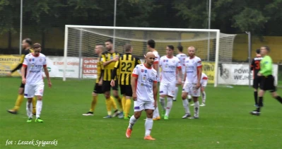 Zwycięstwo Gryfa nad Legionovią Legionowo. fot. Leszek Spigarski