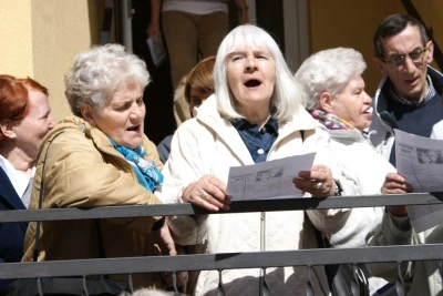 Grupa wsparcia na majówce