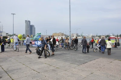 Rowerowo przy Gdyńskim Akwarium