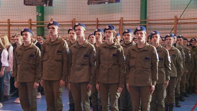 Ślubowanie uczniów w PZS Reda