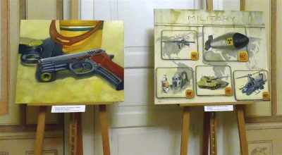Wernisaż Milany i Denisa Khyzhavskich - malarzy z Ukrainy
