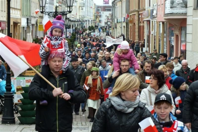 11 listopada 2015 w obiektywie Leszka Spigarskiego - Parada Niepodległościowa w Wejherowie