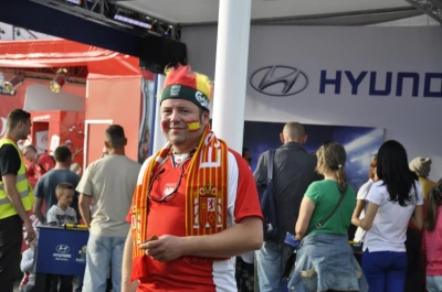 Mecz Hiszpania-Włochy. Tłumy w Fan Zone