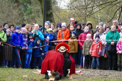Wielki Piątek - Misterium Męki Pańskiej część II - Na Golgocie. fot. Leszek Spigarski i Marta Krawczyk