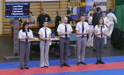 Międzynarodowe zawody karate w Bolszewie - fot. Leszek Spigarski