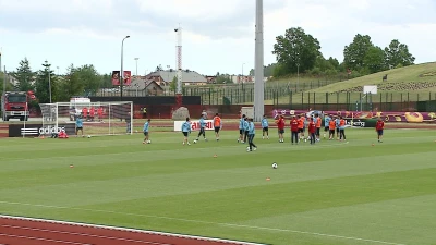 Pierwszy trening Hiszpanów