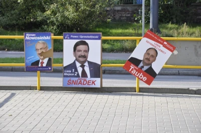 Plakaty wyborcze zasypały trójmiasto