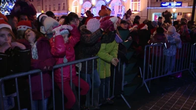 Mikołajki na rynku w Wejherowie