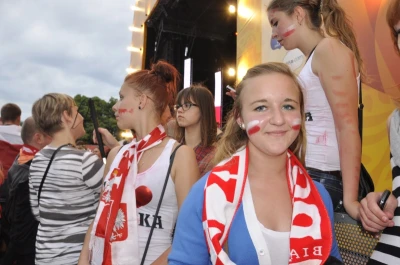 Tłumy w gdańskiej Strefie Kibica