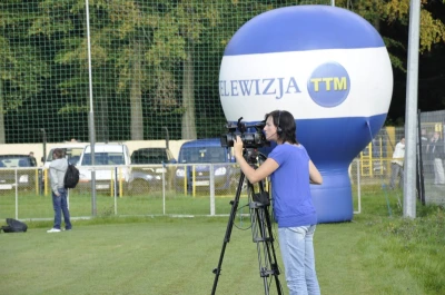Ekipa TTM podczas realizacji meczu Gryf - Korona