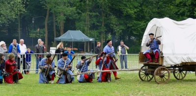 Rekonstrukcja historyczna 2017. Bitwa o taborowy wóz kupiecki - fot. Leszek Spigarski