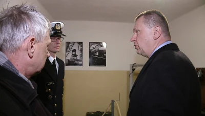 Otwarcie schronu w Muzeum Techniki Wojskowej 'Gryf' w Dąbrówce